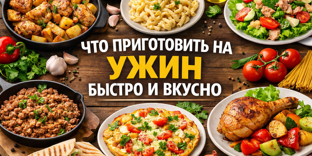 Что приготовить на ужин быстро и вкусно: 15 идей из простых продуктов на каждый день