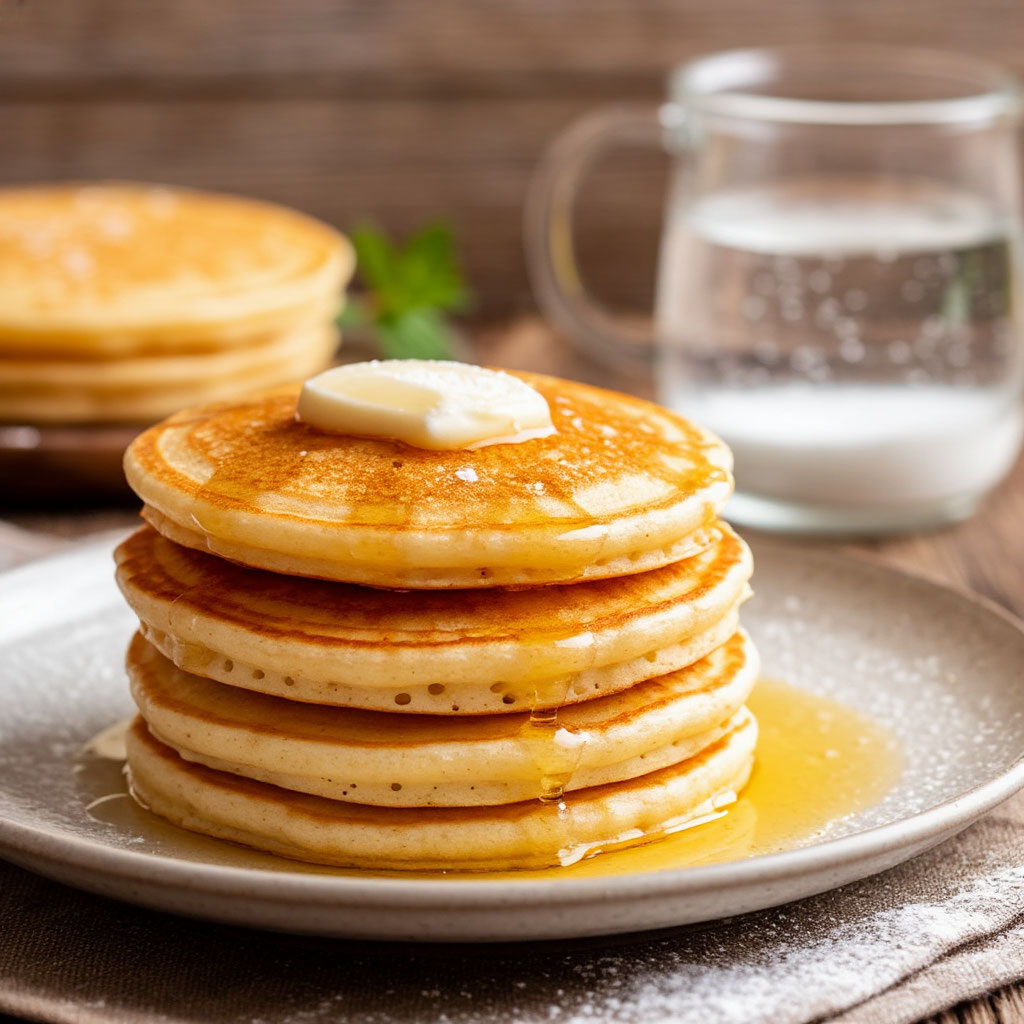 Без дрожжевые блины на воде (Постные/диетические)