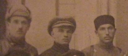 Командование 2-й КД им.Блинова: начштаба Я.М. Грунин, комиссар С.С. Друян, начдив И.А. Рожков. Фото из открытых источников