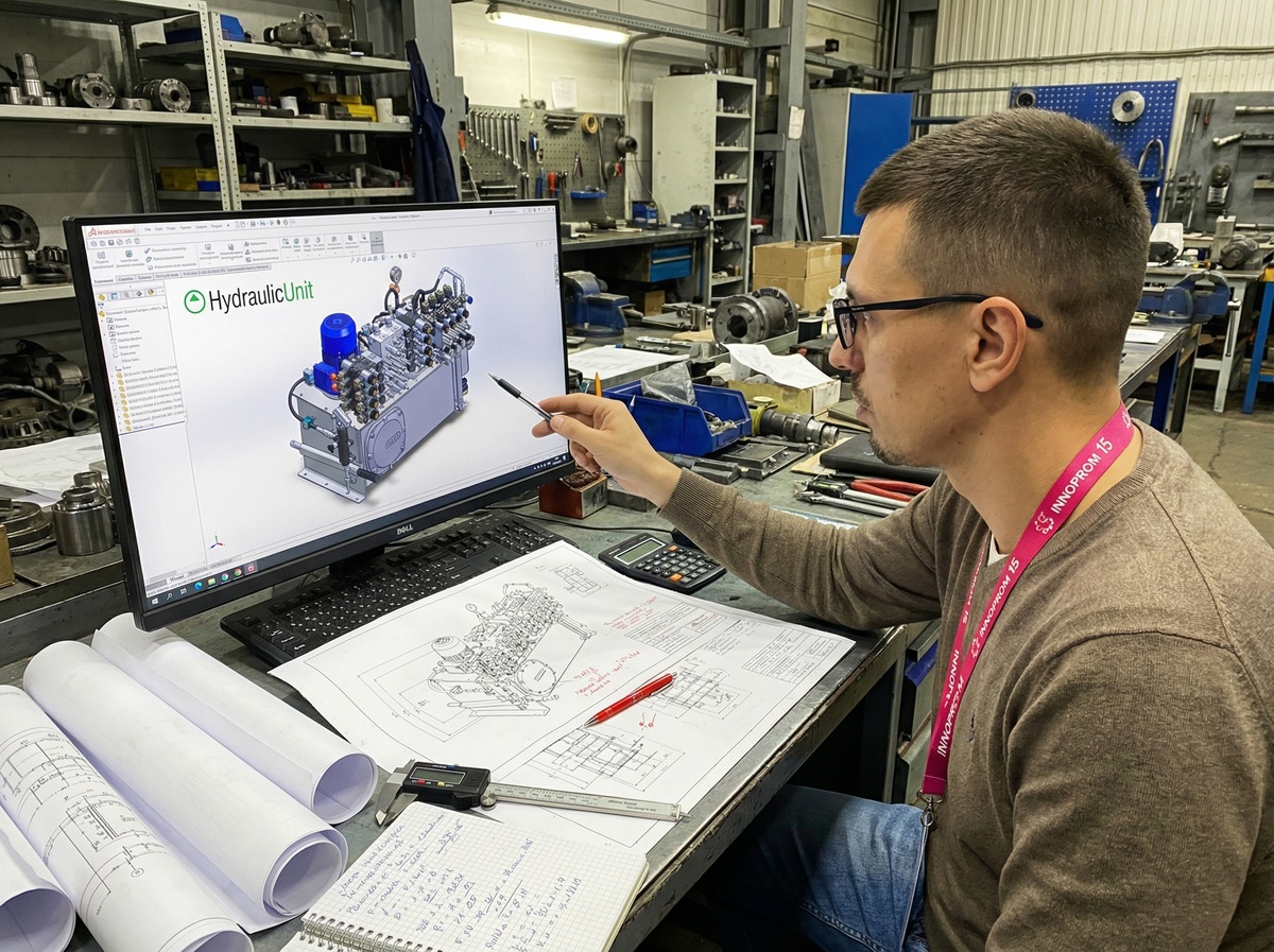 Проектирование гидропривода в HydraulicUnit