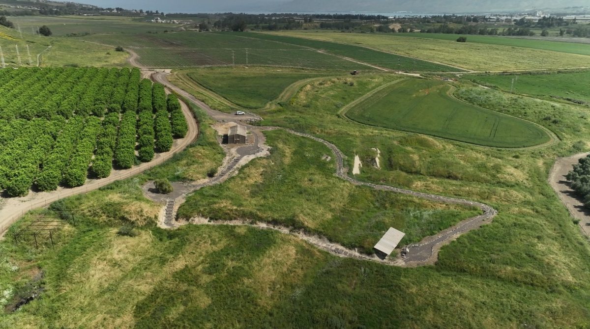    Вид на национальный парк Убейдия с воздуха / ©Emil Aladjem, IAA