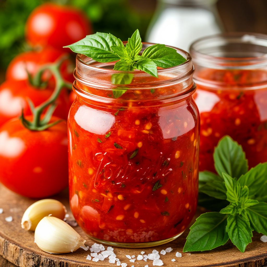 ПОМИДОРЫ В СОБСТВЕННОМ СОКУ