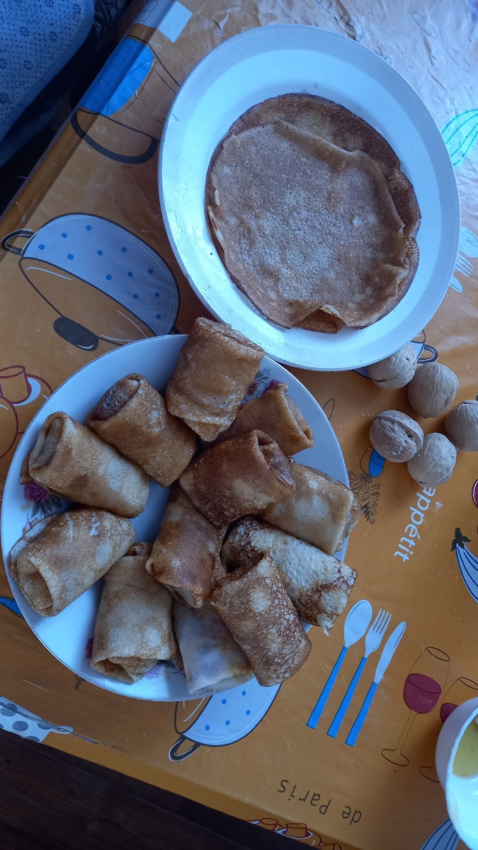 Блинчики с шоколадным сыром