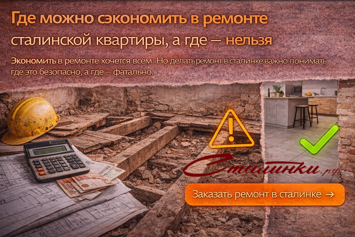 Заказать ремонт в сталинке - Сталинки.рф