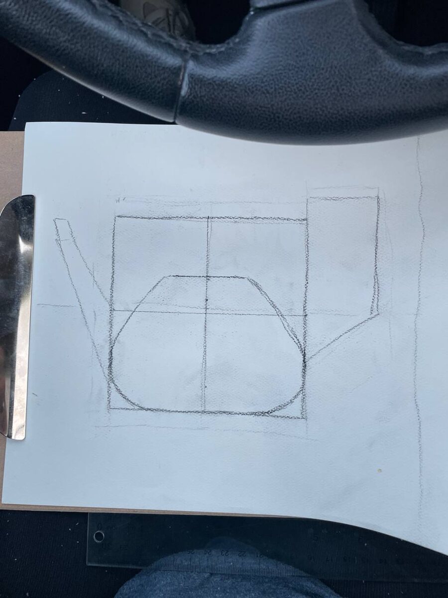 Ученица прислала свой рисунок