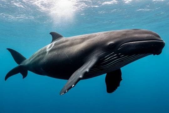    Четыре кашалота выбросились на берег в Дании (фото: shedevrum.ai)