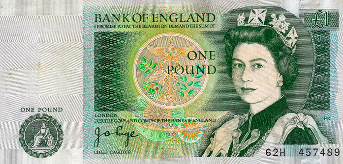 1 GBP, банкнота, 1978 г.