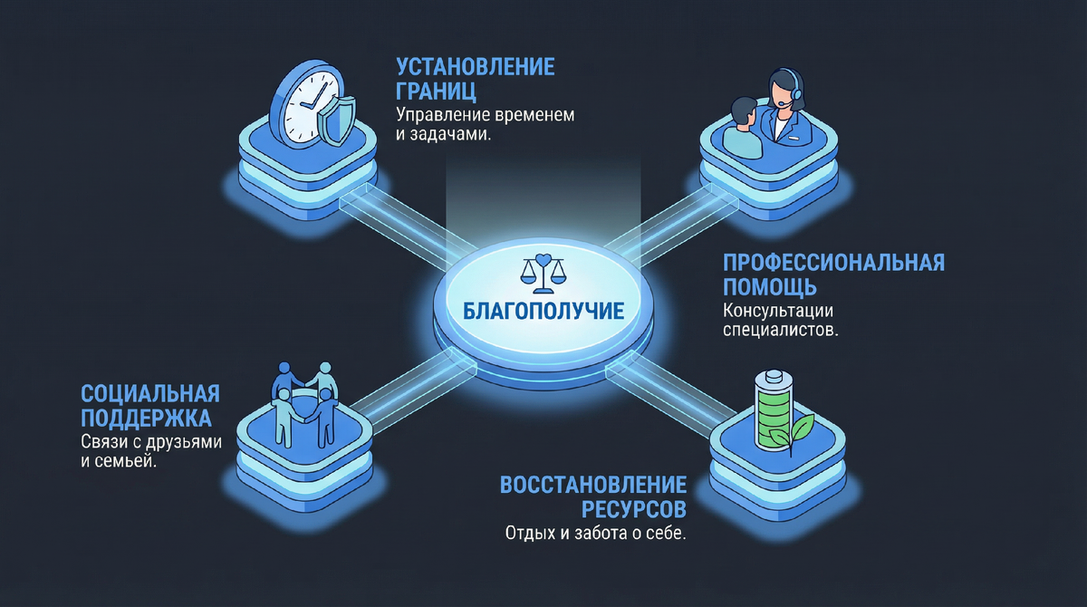 Выход из состояния выгорания - путь к благополучию