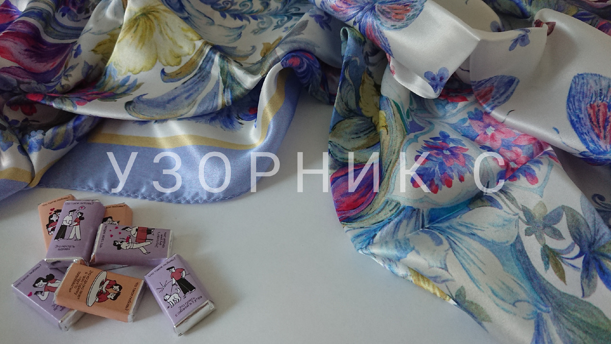 Платок Предчувствие любви, фото автора