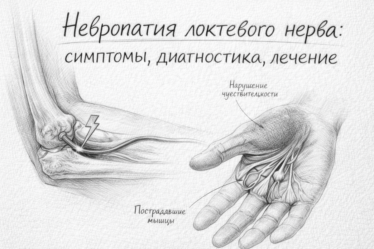#невропатиялоктевогонерва