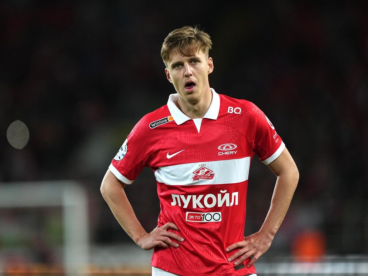    Полузащитник "Спартака" Михаил Игнатов в матче РПЛ | © РИА Новости / Александр Вильф