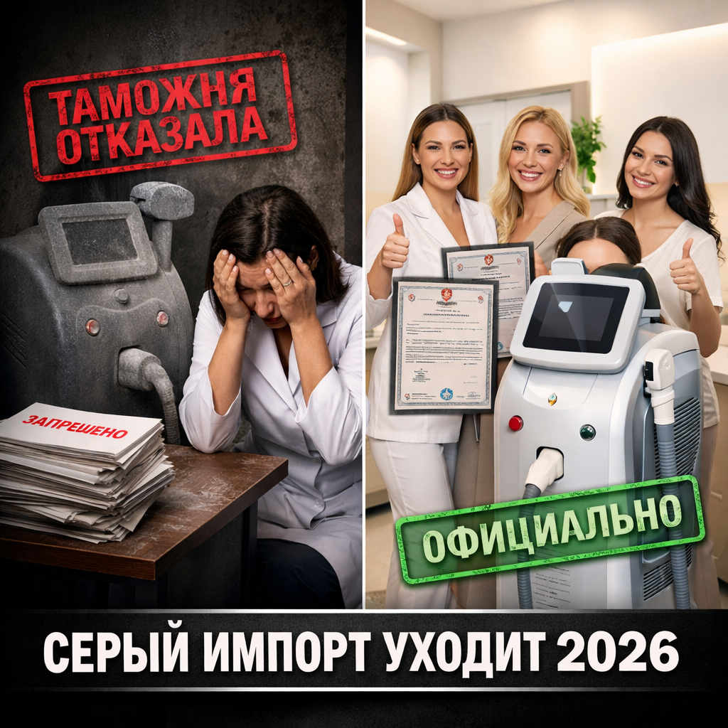 Изменения по доставке косметологических аппаратов из Китая в 2026