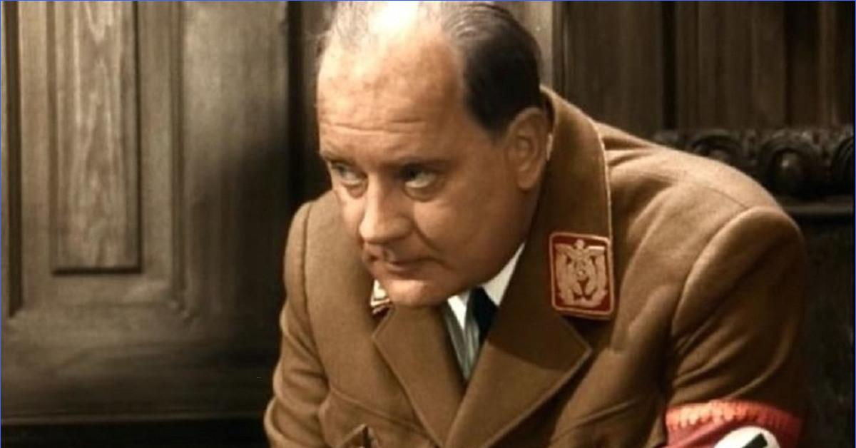 Юрий Визбор в роли Бормана в сериале "17 мгновений весны"