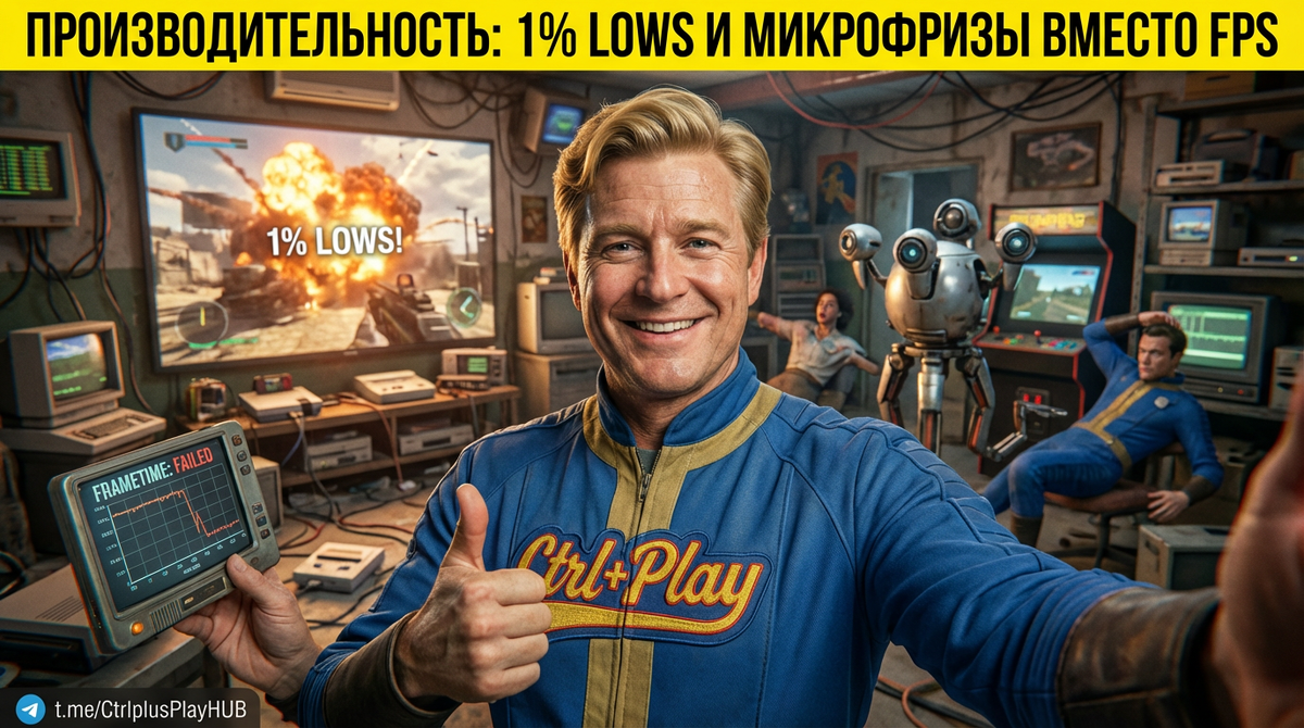 Производительность в играх: 1% lows, frametime и микрофризы вместо FPS

