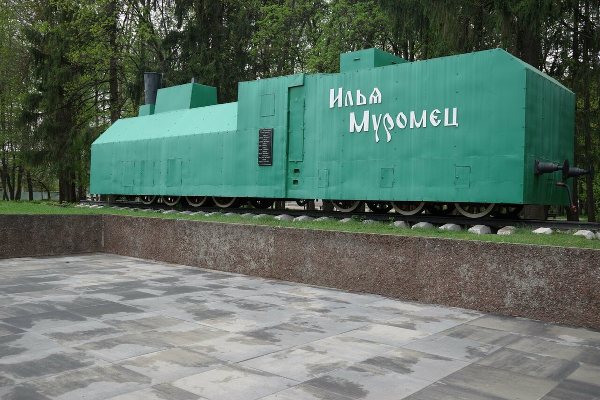 Бронепаровоз "Илья Муромец" установлен в городе Муроме. Фото из открытых источников. 