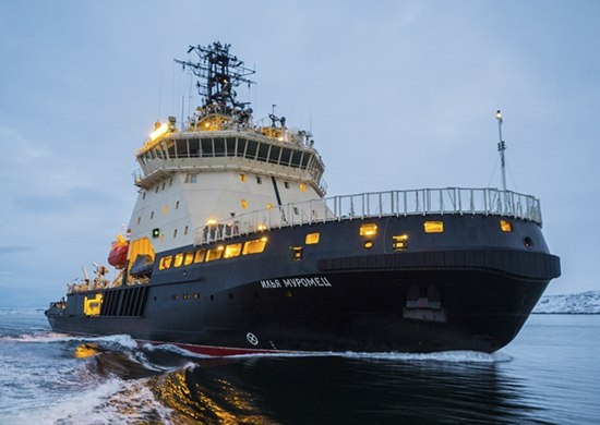 Советский портовый ледокол "Илья Муромец". Фото из открытых источников. 