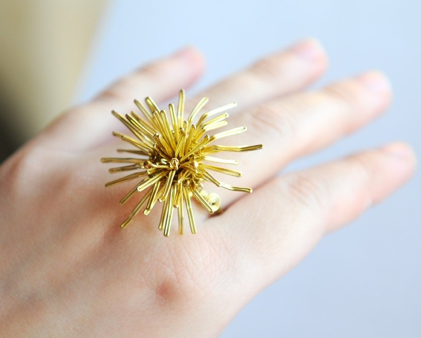 Солнечный одуванчик — проволочный дизайн Марии Светловой