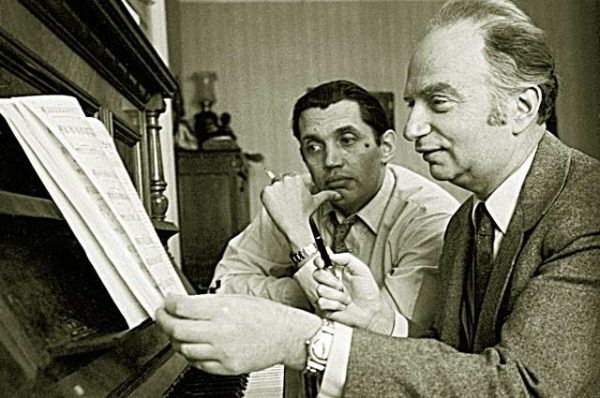 Р. Рождественский и О. Фельцман