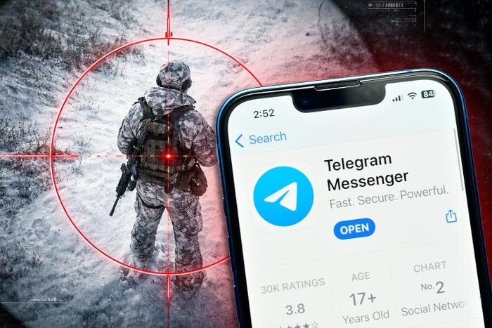 Telegram на передовой превращает солдата в живую мишень. Коллаж © Life.ru. Обложка © ChatGPT, © Shutterstock / FOTODOM / Funstock