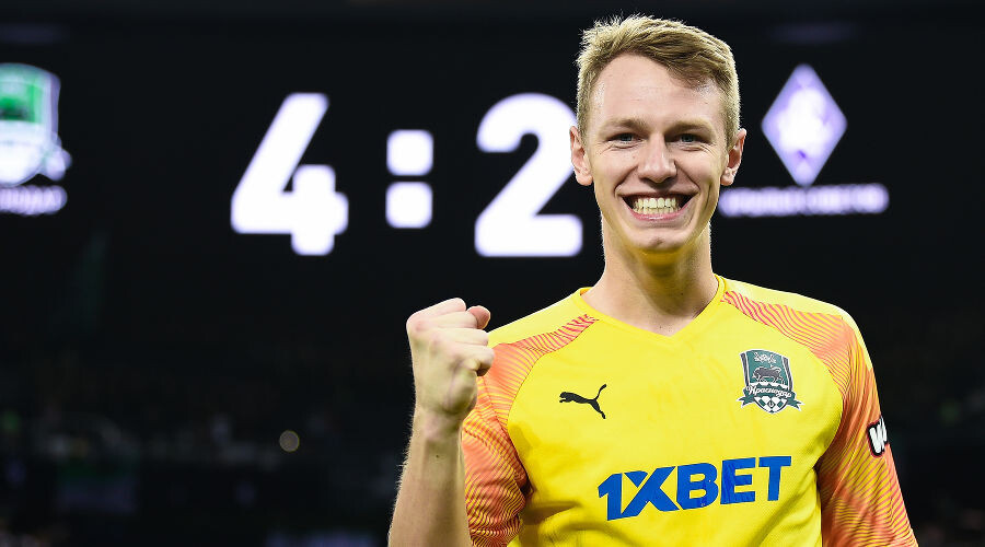     Матвей Сафонов после домашнего матча с «Крыльями Советов», 15 сентября 2019 года Фото пресс-службы ФК «Краснодар»