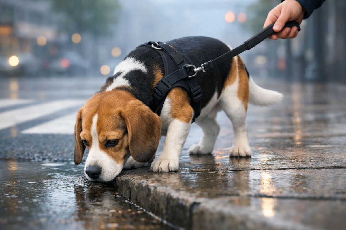 Город для бигля: поводок, нос и сотни новых запахов вокруг