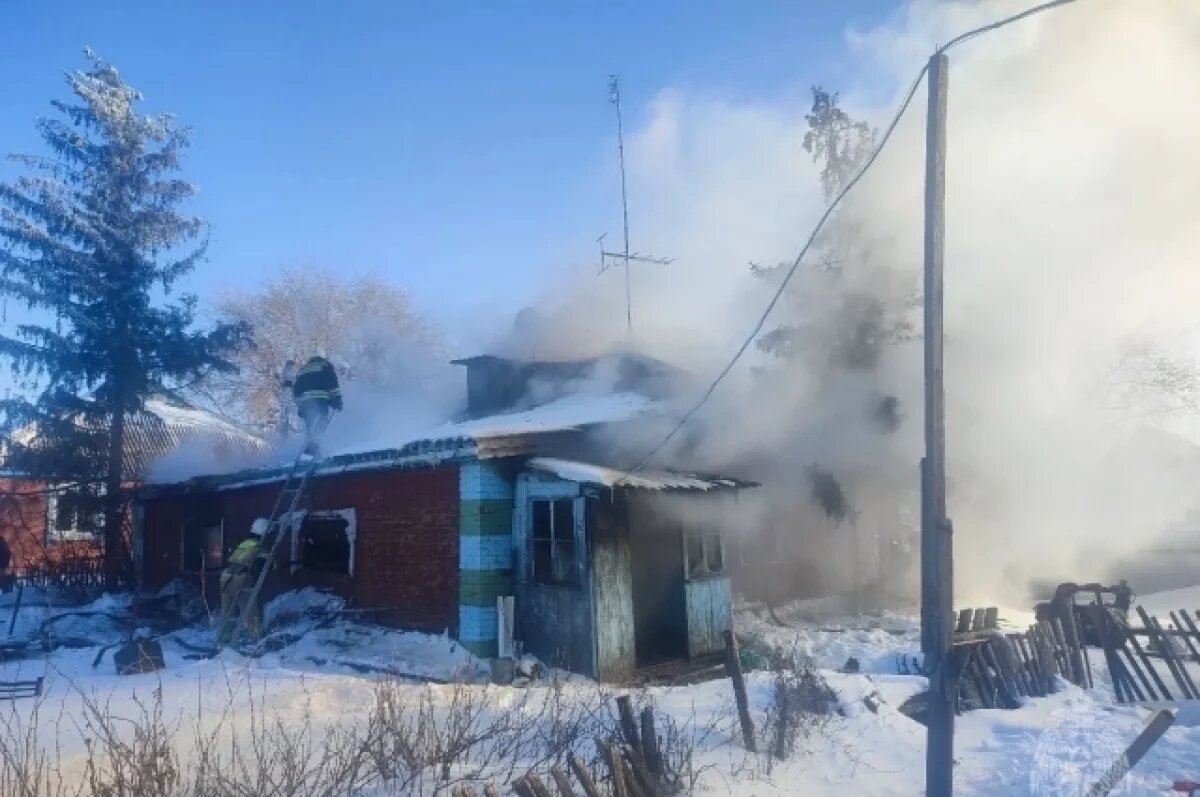    В Одесском районе Омской области произошёл крупный пожар: есть погибший