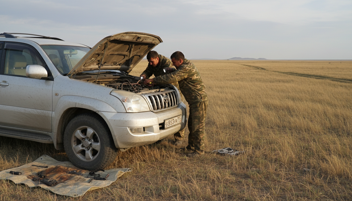 Весь их автосервис помещался в одном ржавом железном ящике, но работали они в разы быстрее столичных механиков с их модными компьютерными сканерами.