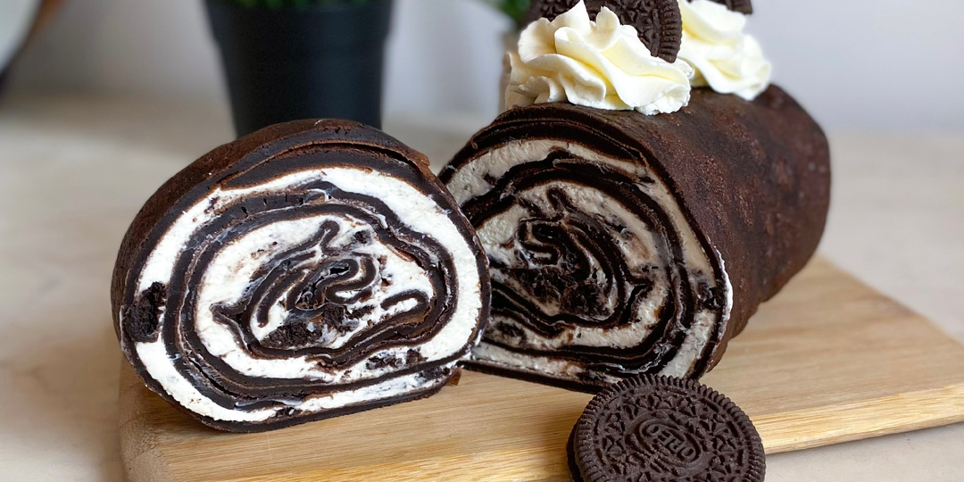 БЛИННЫЙ РУЛЕТ С «ОРЕО» 🍪 🥞