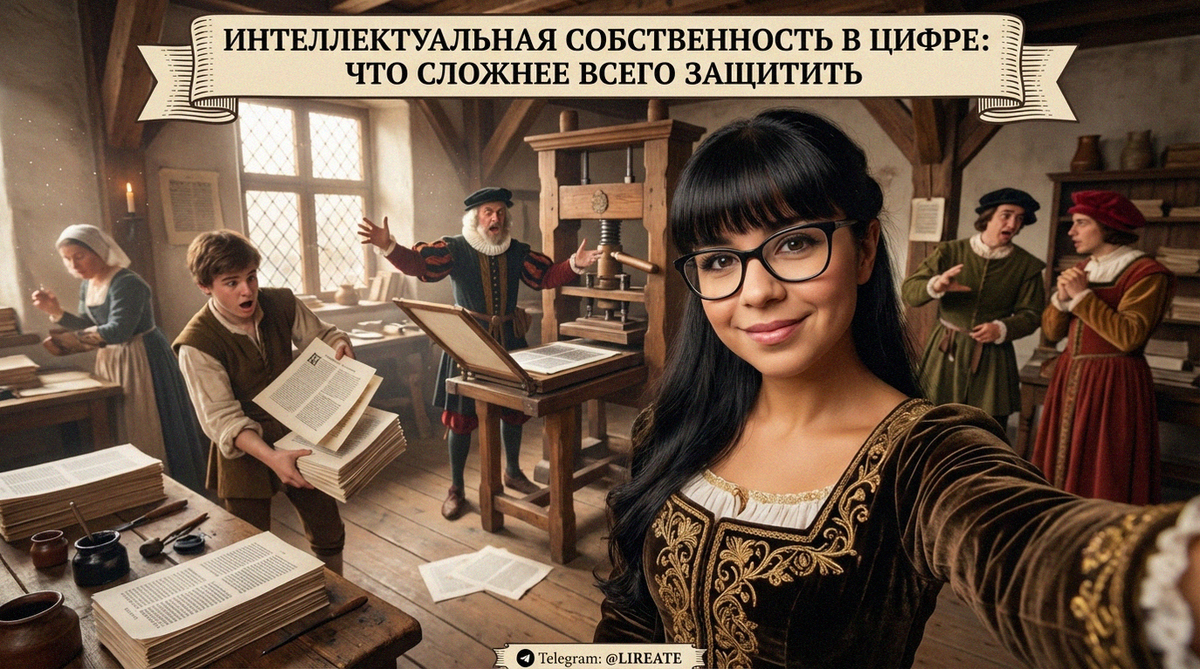    Сложности защиты интеллектуальной собственности в цифровую эпоху Лирейт