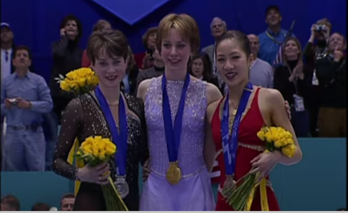 Ирина Слуцкая, Сара Хьюз, Мишель Кван