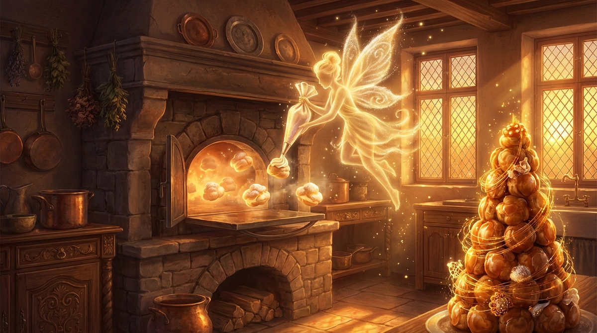 Как фея наполнила облака кремом