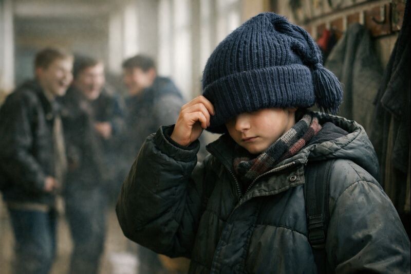 Поношенная шапка