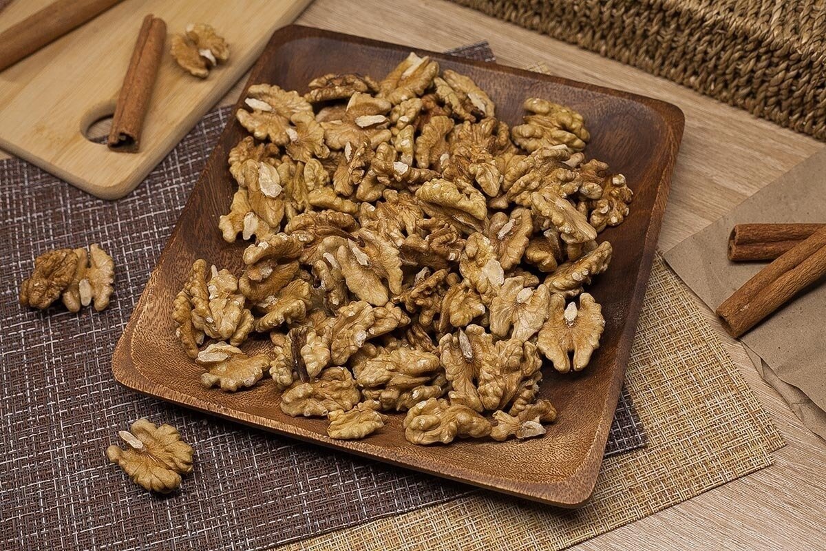 Очищенные грецкие орехи. Фото из открытого источника