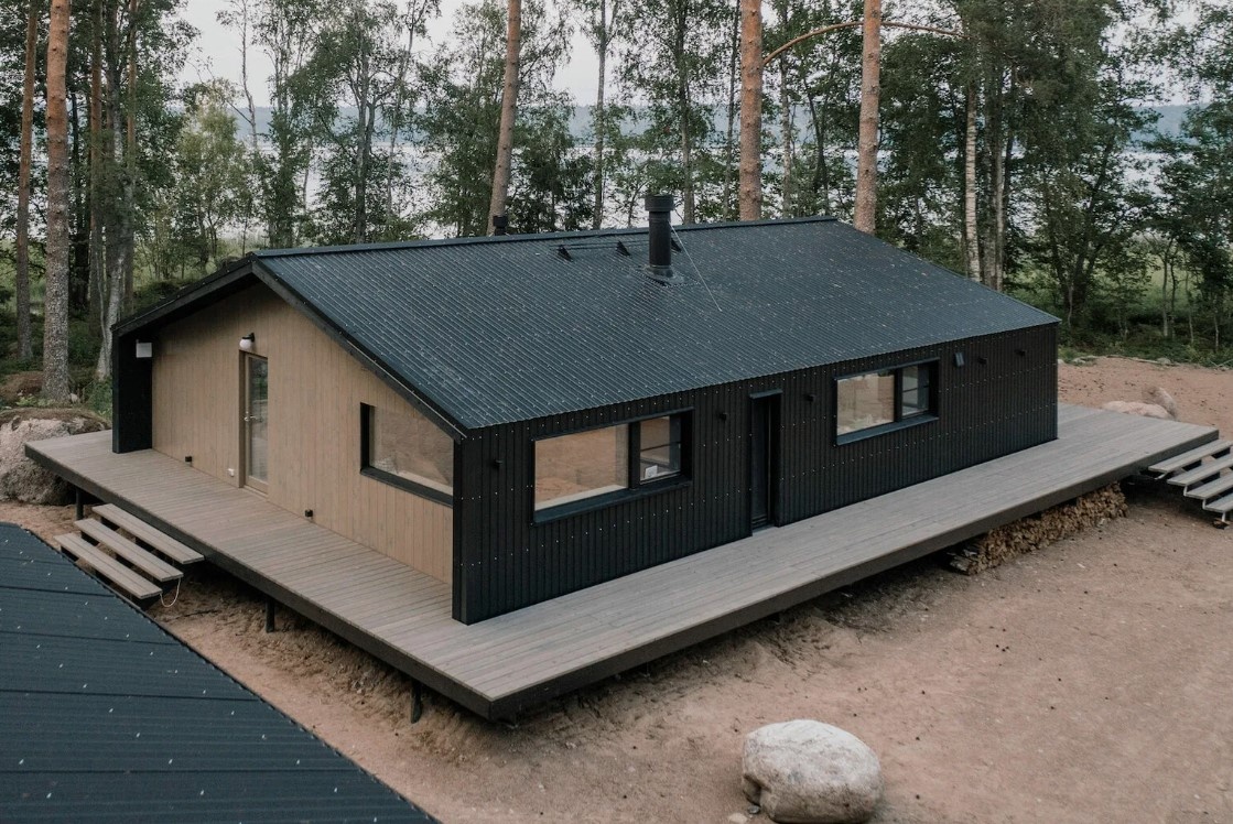 Модульный каркасный дом компании DUBLDOM