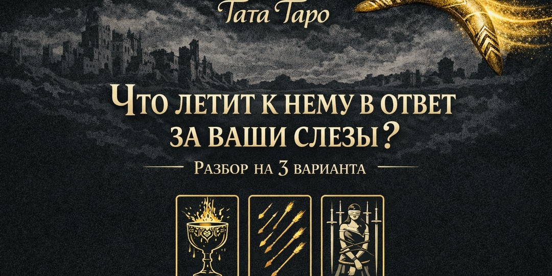 Что летит к Нему в ответ за Ваши слезы? Разбор на 3 варианта.