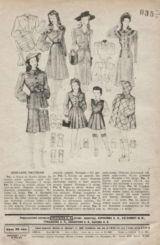 "Работница", 1946г., №1