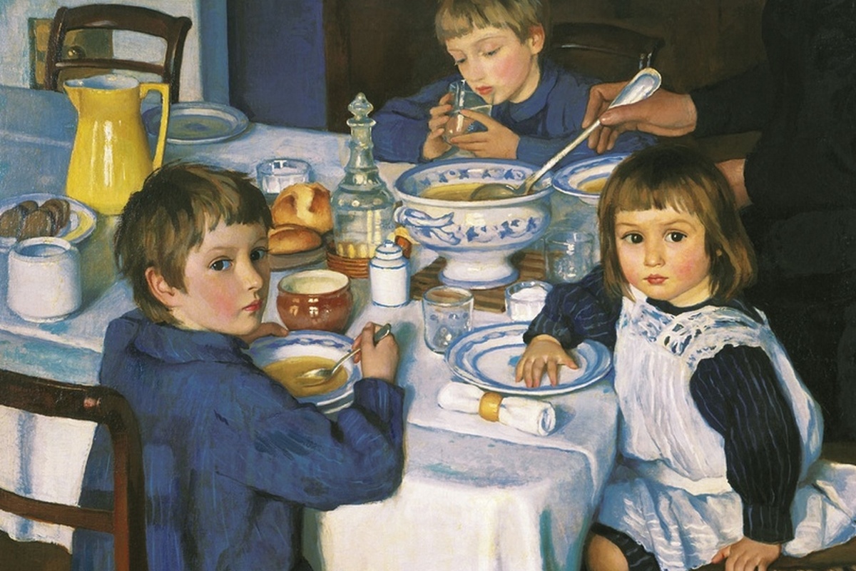     Зинаида Серебрякова. За завтраком. 1914   
undefined