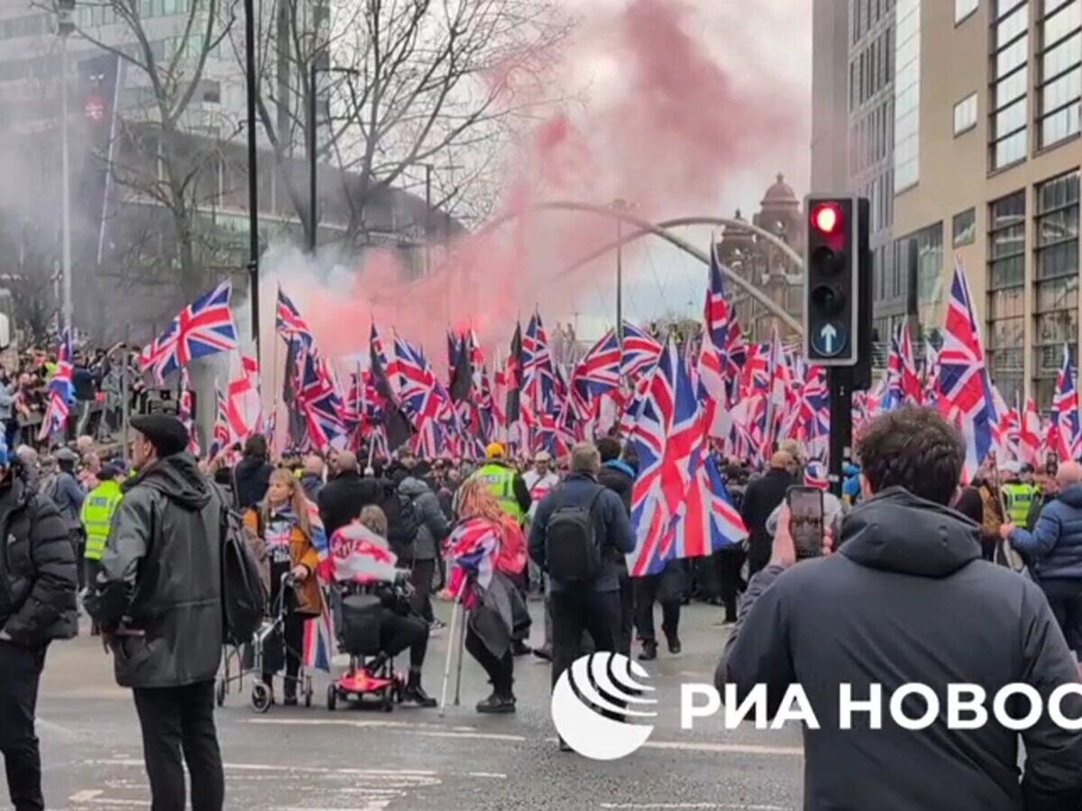    Марш против миграции в Манчестере | © РИА Новости