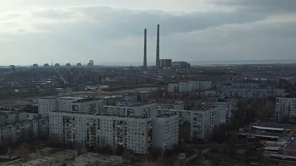    Энергодар Украина Запорожская АЭС