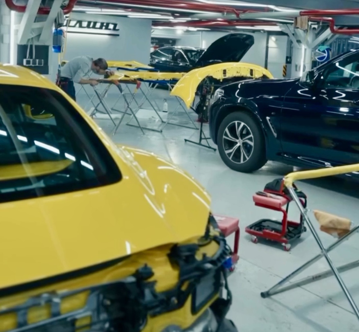 Процесс оклейки авто с разбором 