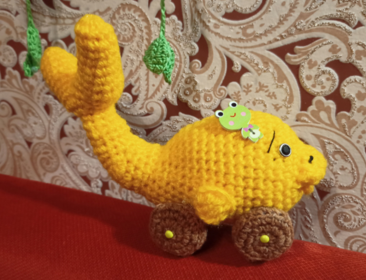 На фото игрушка созданная на проекте "Карусель идей"