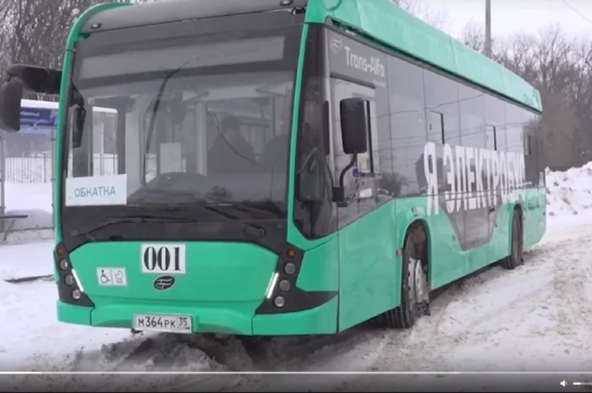    В Ульяновске приступили к тестированию электробуса «Сириус»