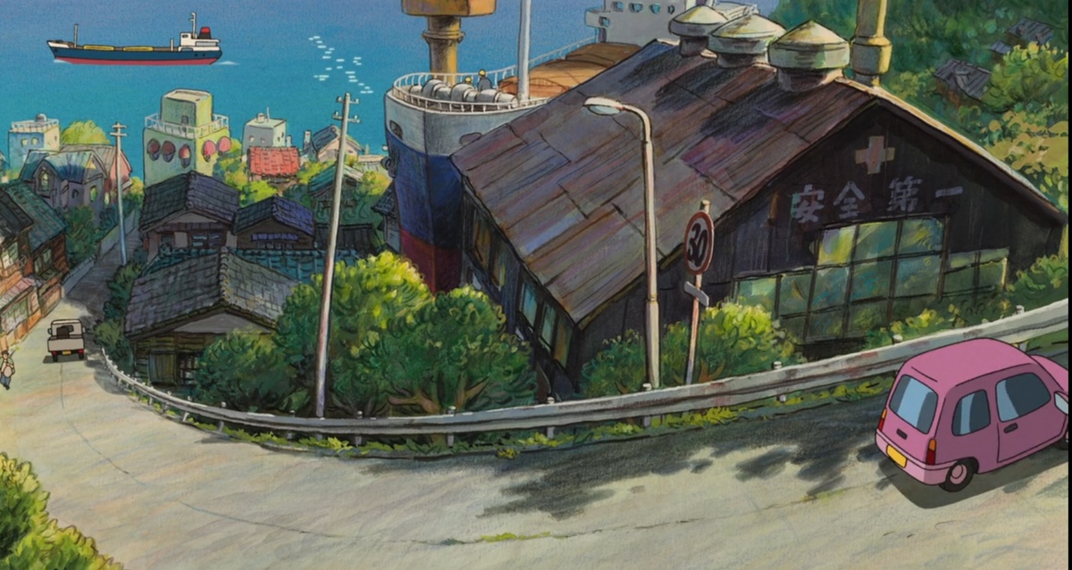 Рыбка Поньо на утесе - Миядзаки