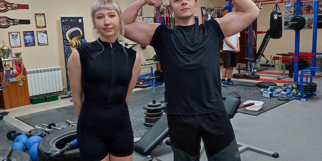 Немного бодибилдинга в нашем клубе