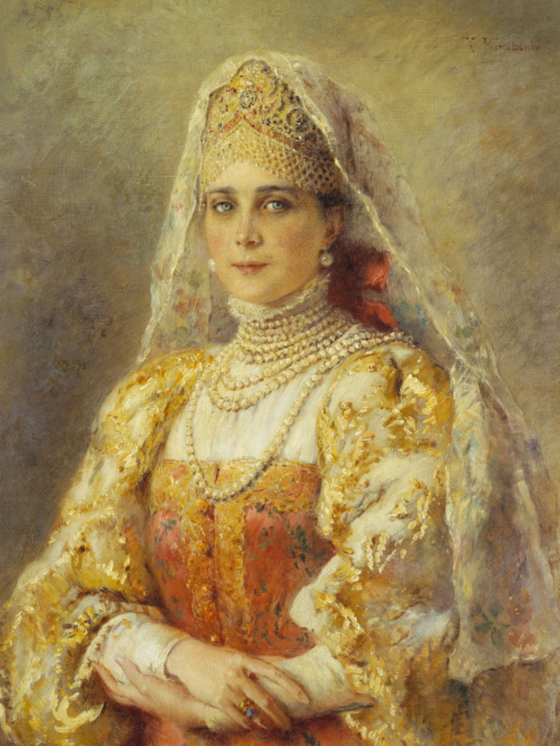 Картина К. Маковского «Портрер З. Н. Юсуповой» (ок. 1895). Артикул: 143412