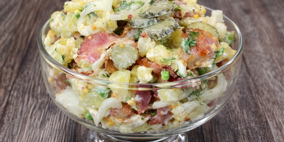 Попробуйте хотя бы раз приготовить "Баварский" салат, который сводит всех с ума. Один из самых вкусных салатов, какой я пробовала. Рецепт