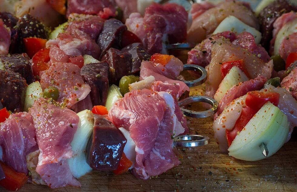 Приготовление шашлыка