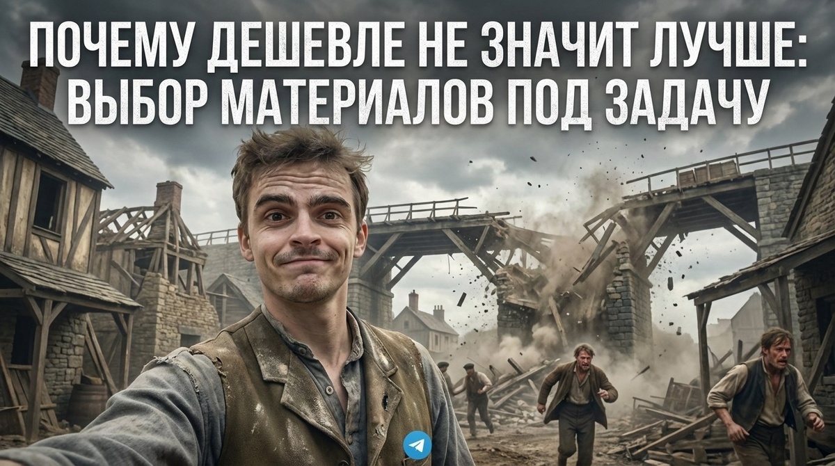 Почему дешевле не значит лучше: выбор материалов под задачу