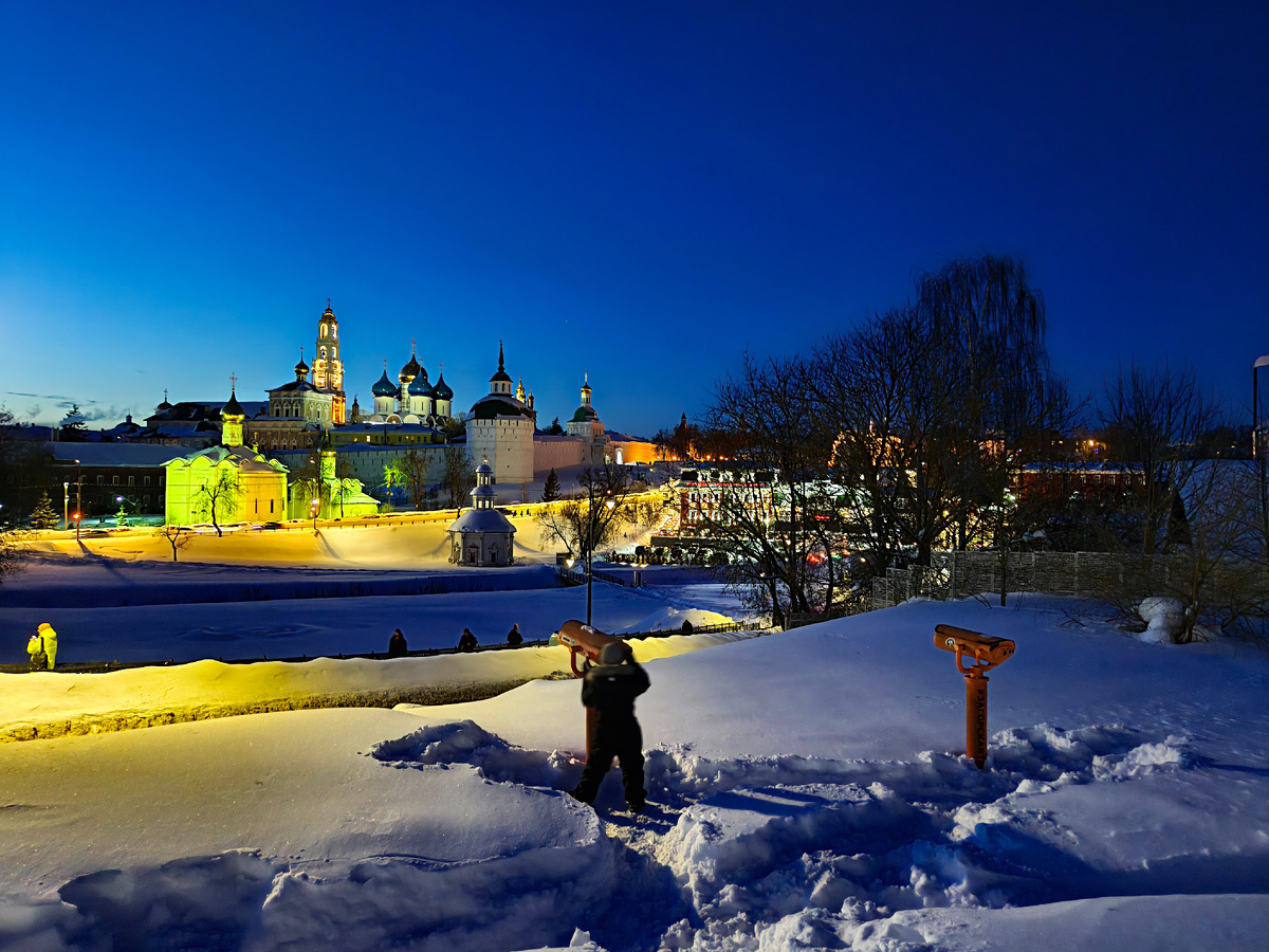 Вид на Лавру с Блинной горы. 
