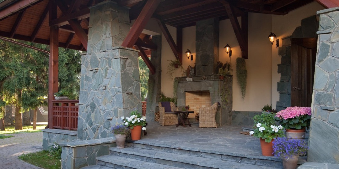 Летняя веранда #_архитектор_Дмитрий_Зубков #_традиционный_дом